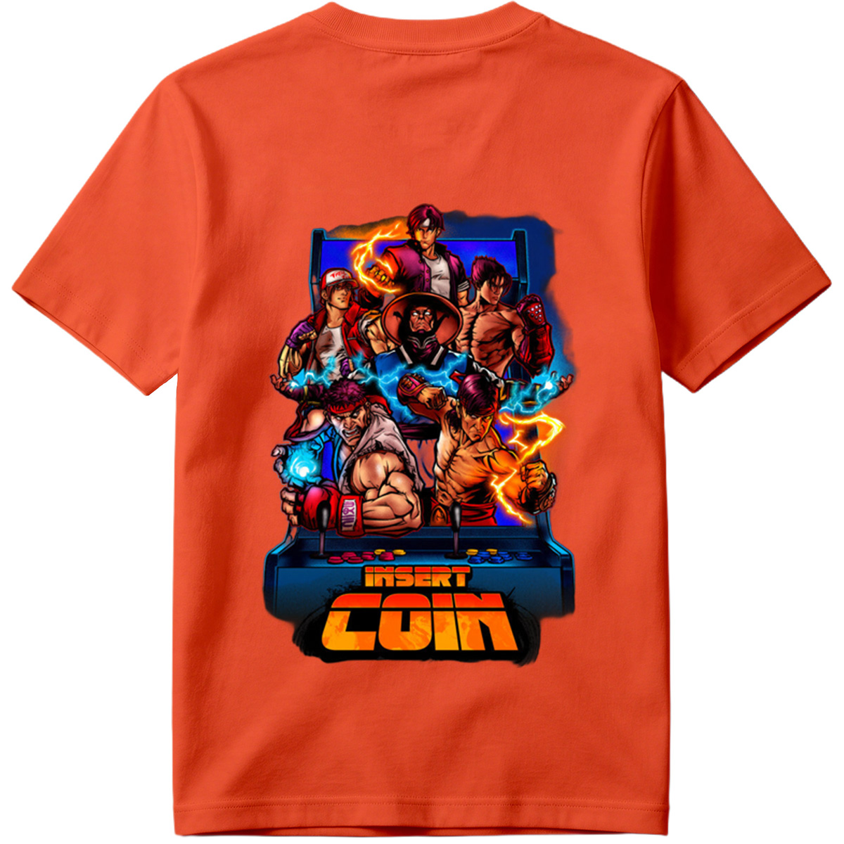 Street Fighter: Ryu, Ken, Chun-Li, Guile, Zangief, M. Bison - Tee