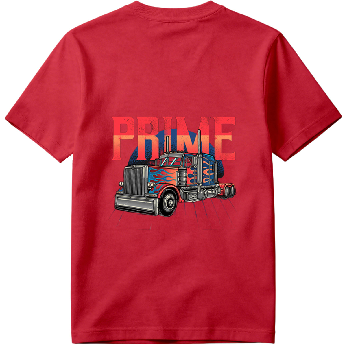 Prime Transport Service - Optimus Prime Truck Design - Tee