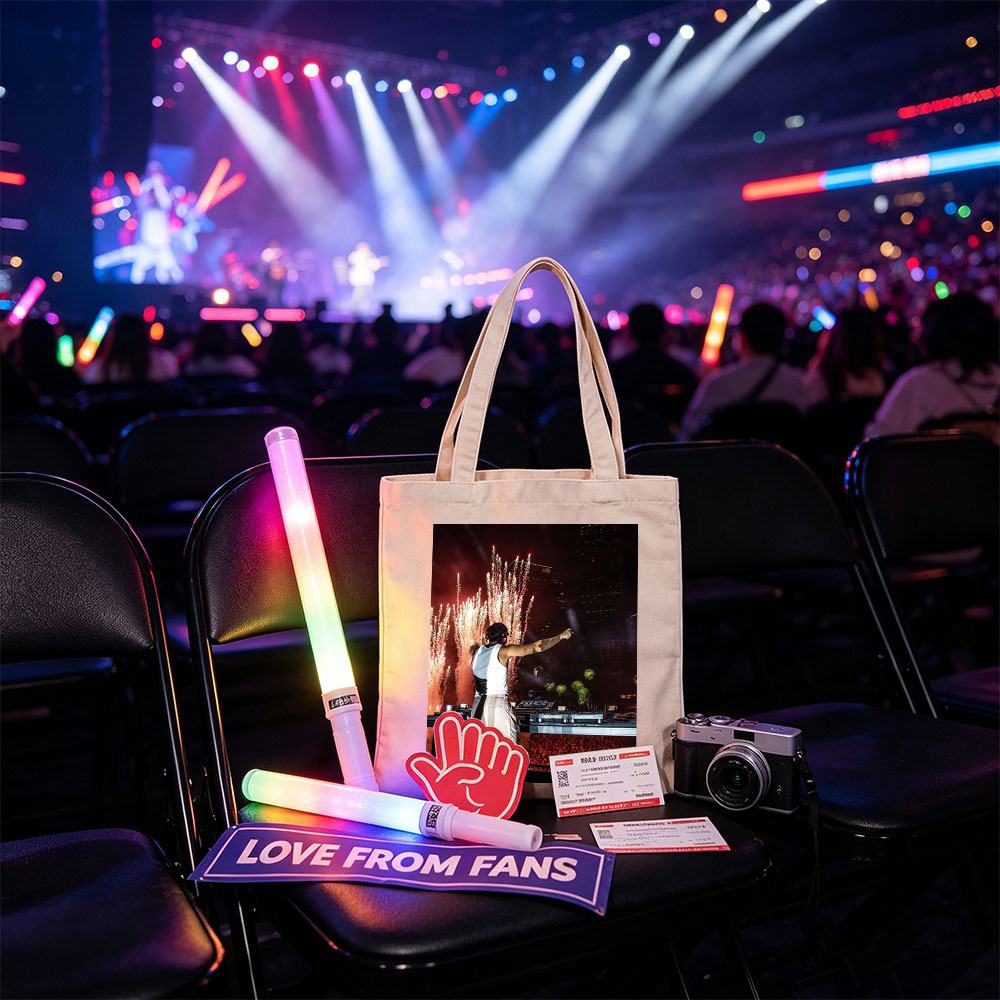 Martin Garrix Live Performance with Fireworks and Crowd at Nighttime Concert - Canvas tote bags