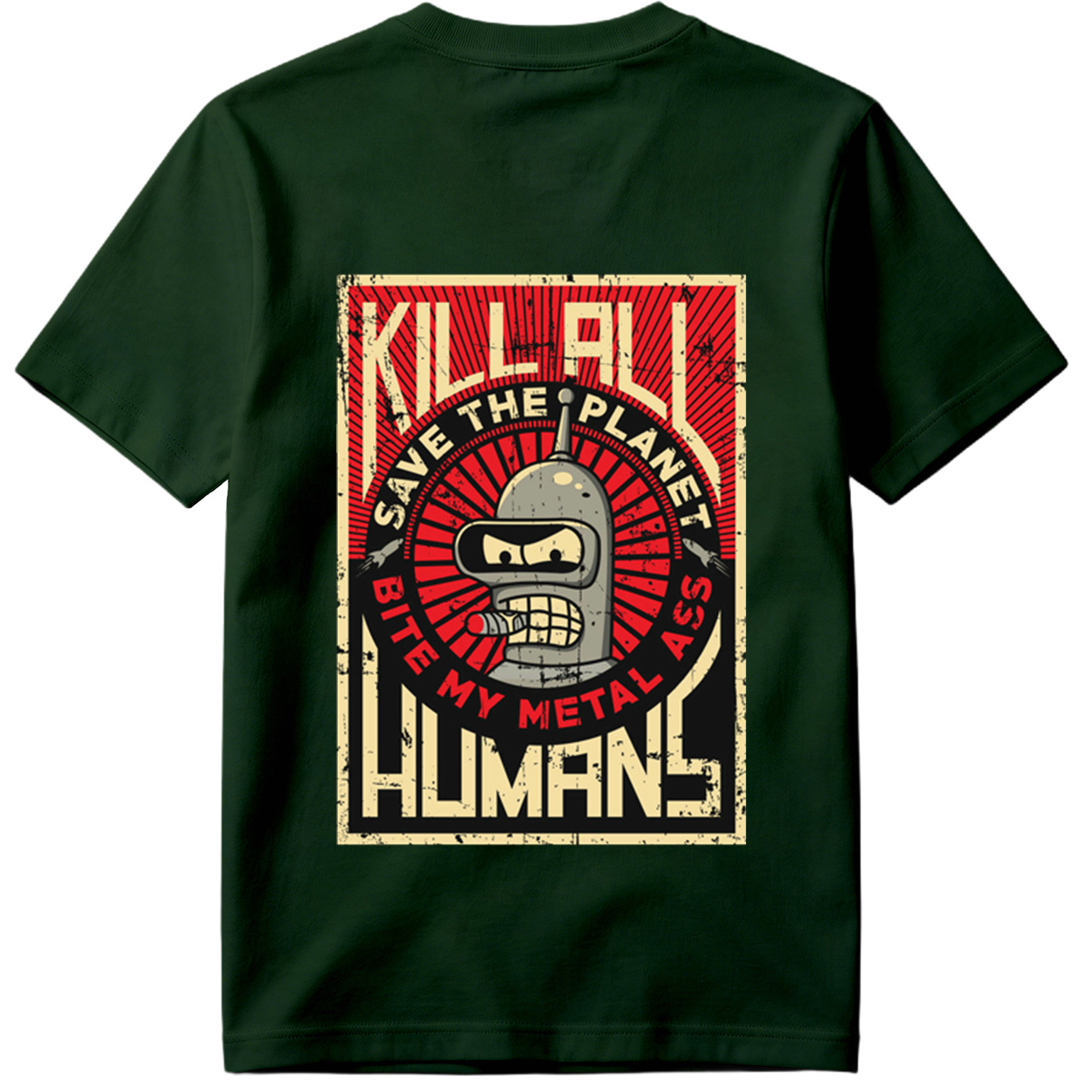 Futurama - Bender: Kill All Humans - Tee