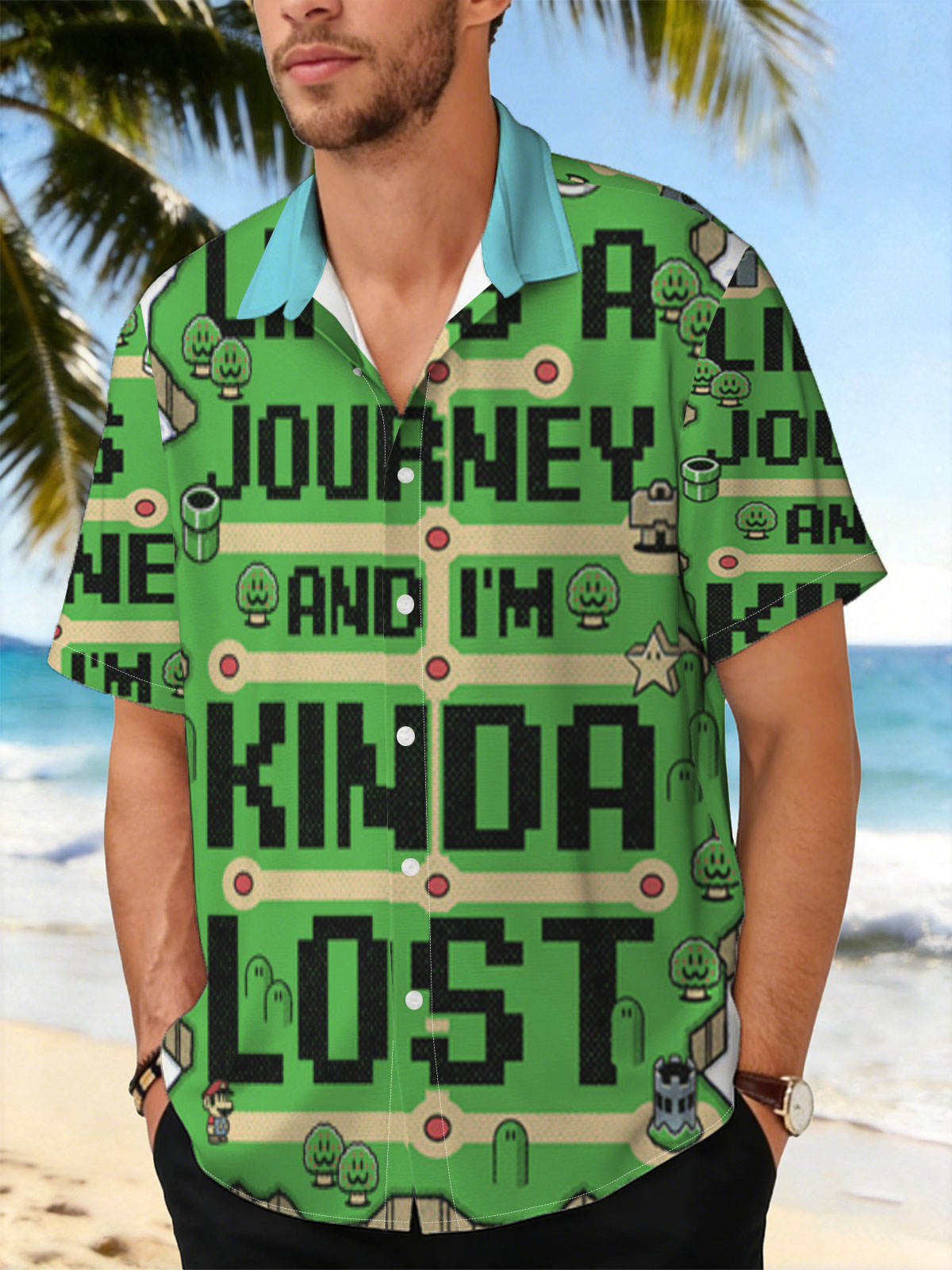 Mario's Map: Life's a Journey and I'm Kinda Lost -  Shirt