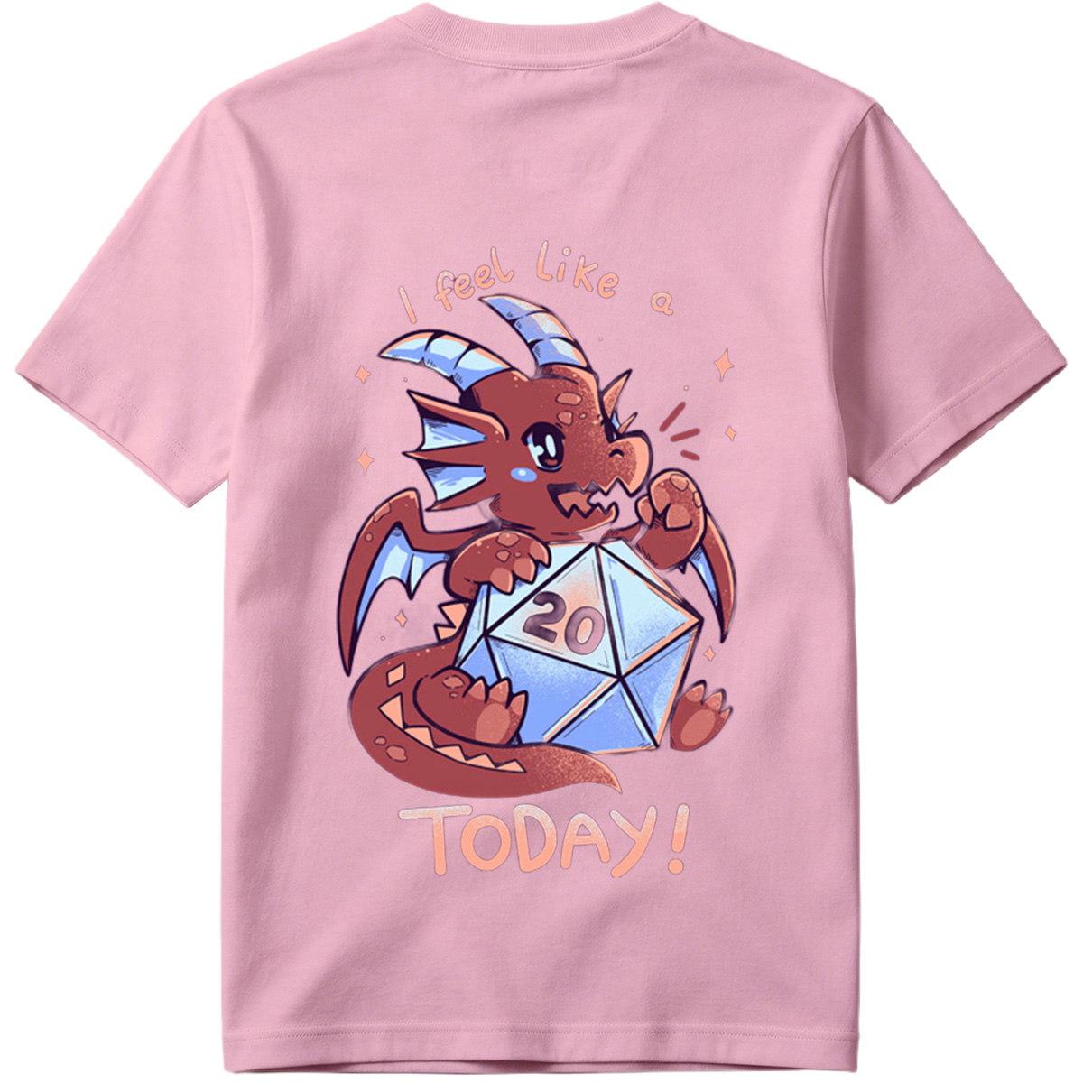 Dragon with D20 Dice - 