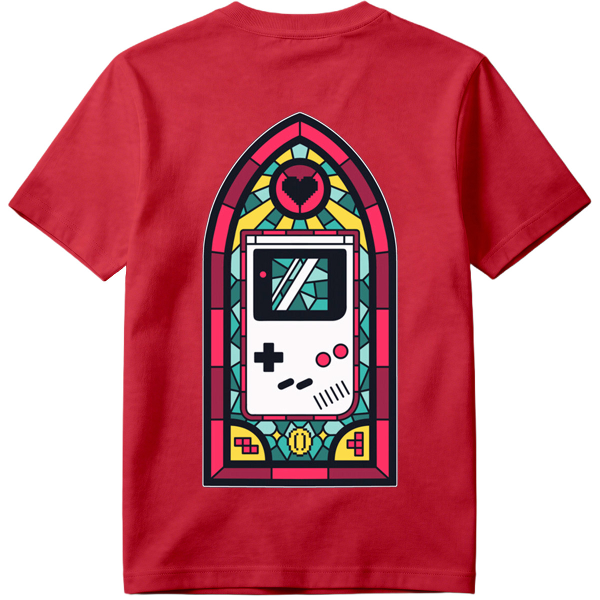 Stained Glass Game Boy - Tee