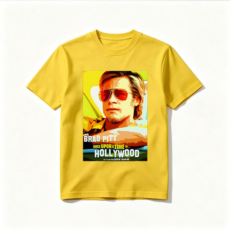 Brad Pitt in Once Upon a Time in Hollywood by Quentin Tarantino - Tee