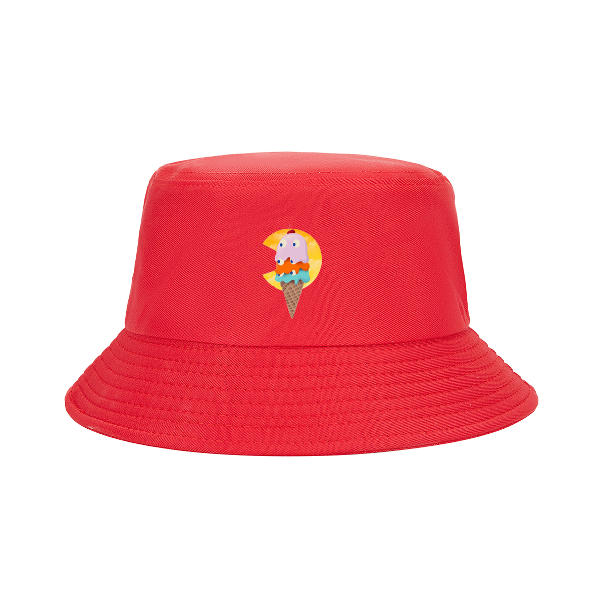 Pac-Man Ice Cream Cone - Fisherman's Hat