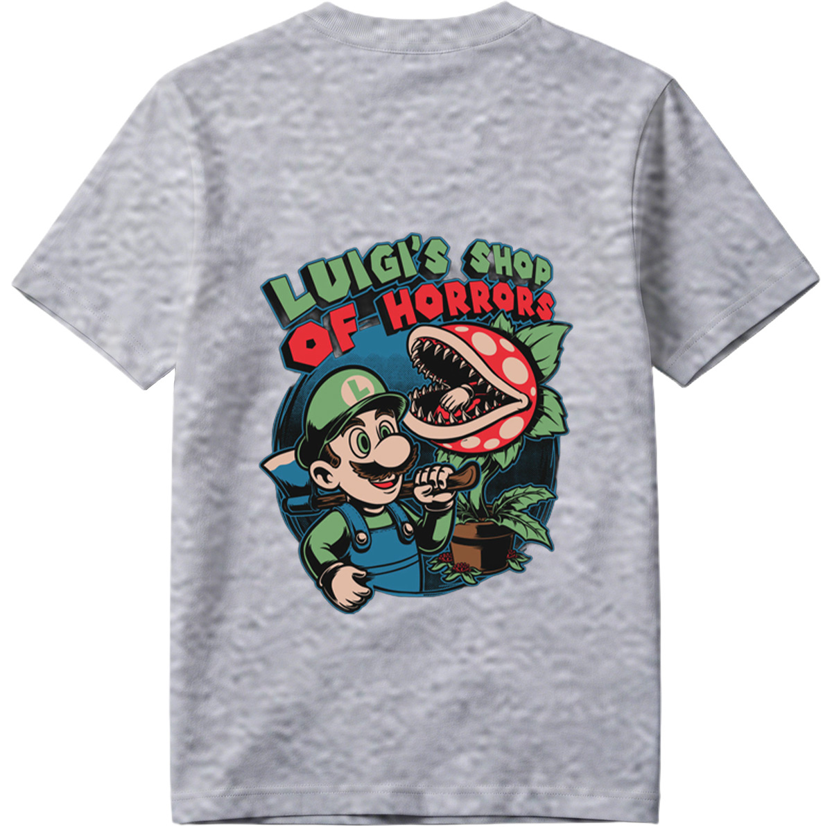 Luigi's Shop of Horrors: Luigi and Piranha Plant - Tee