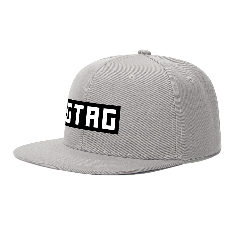 Flat Brim Baseball Cap GTAG Logo Print Streetwear Underground Skate Style for Basketball Court Urban Skate Park Hip Hop Riders and Streetwear Enthusiasts
