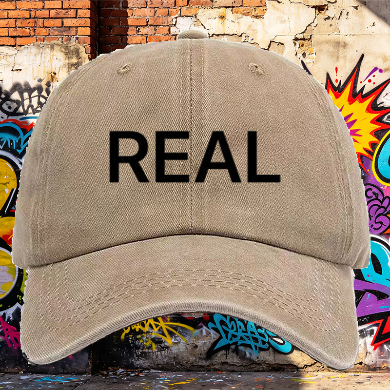 Men's Printed Washed Cap with 