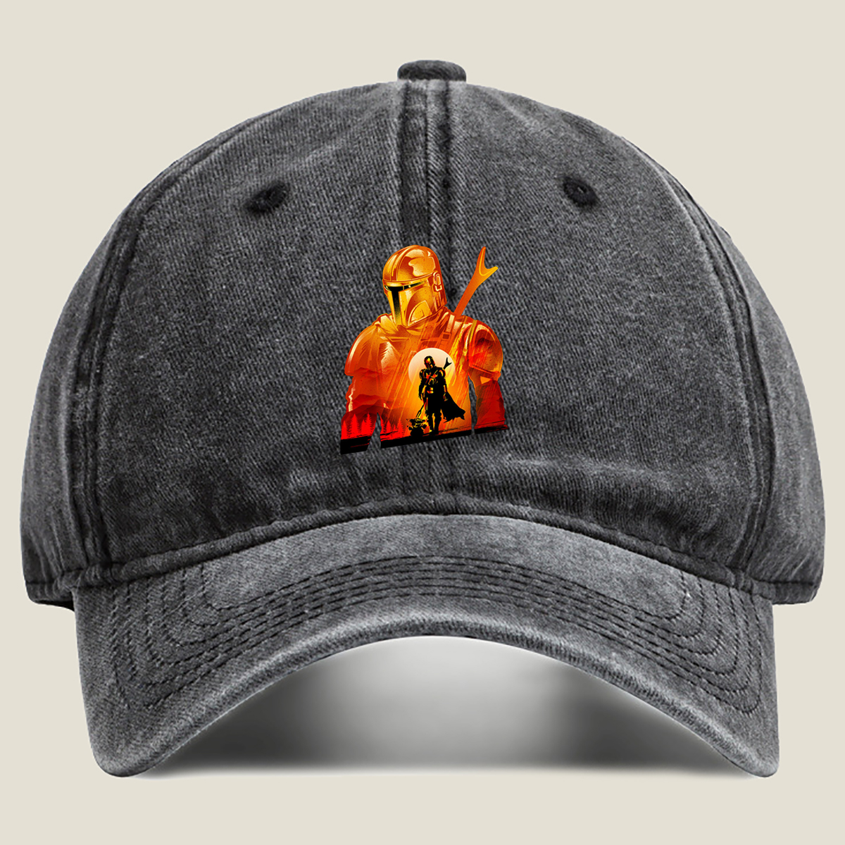 The Mandalorian and Grogu - Washed Denim - Baseball Cap