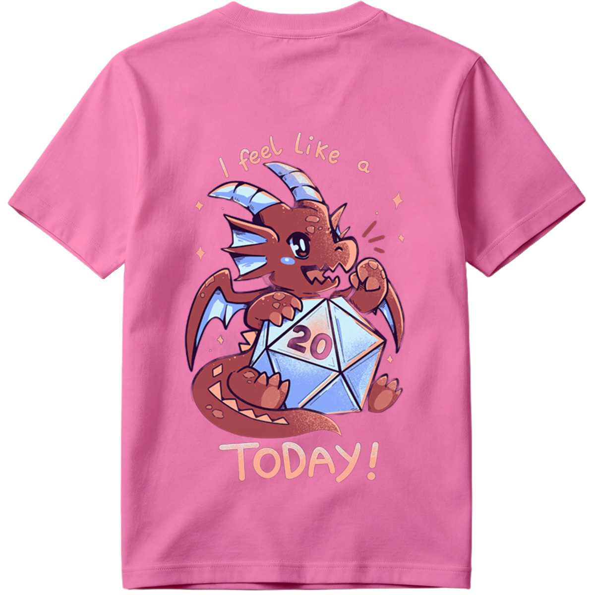 Dragon with D20 Dice - 