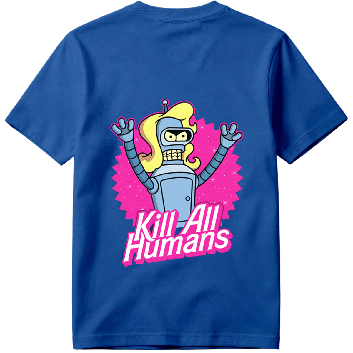 Futurama Bender Kill All Humans - Tee