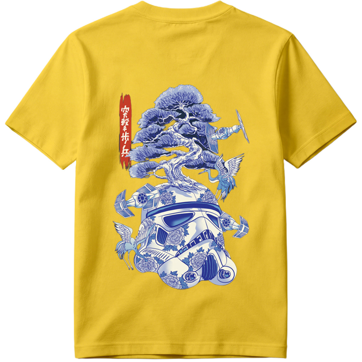 Star Wars Stormtrooper with Bonsai and Cranes - Tee