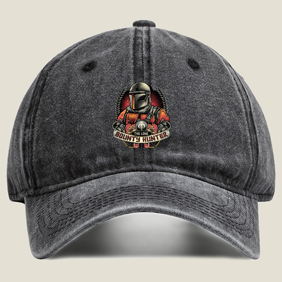 The Mandalorian: The Lone Bounty Hunter - Washed Denim - Baseball Cap