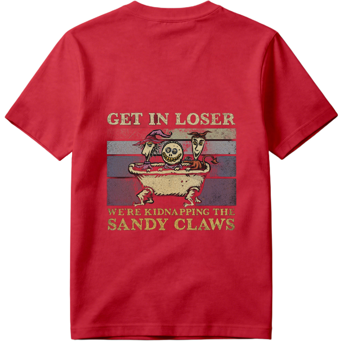 The Nightmare Before Christmas: Jack, Sally, and Oogie Boogie in a Bathtub - Tee