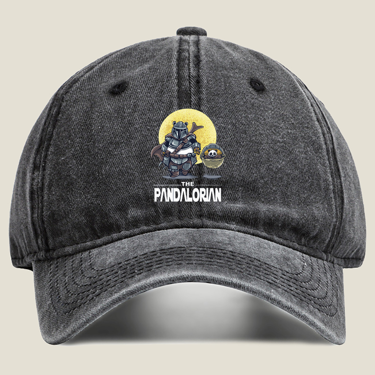 The Mandalorian with Panda Baby - Hat