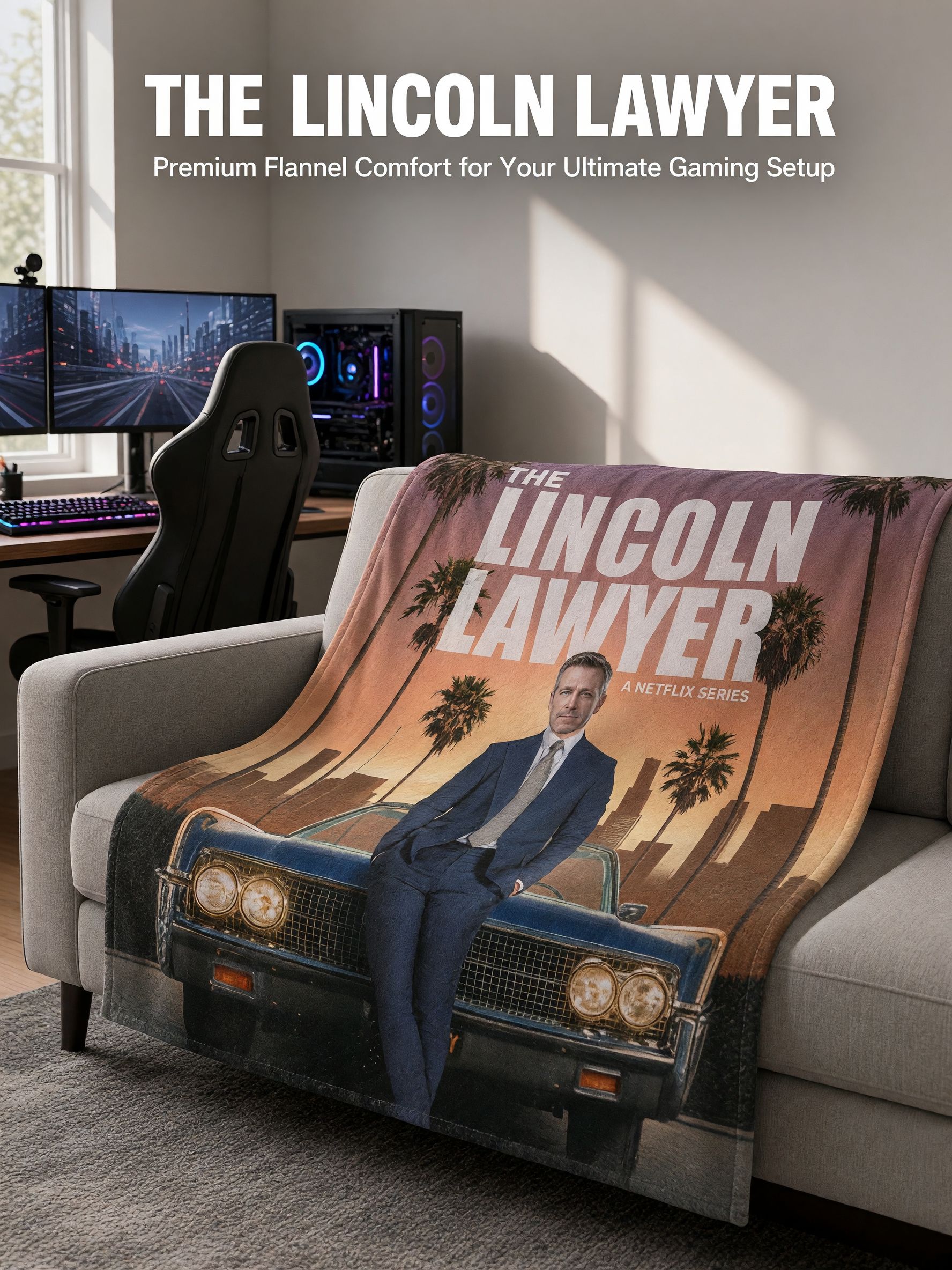 Custom Photo Flannel Fleece Blanket, Ultra Soft Throw for Sofa Bed, Ideal Personalized Gift for TV Drama Fans