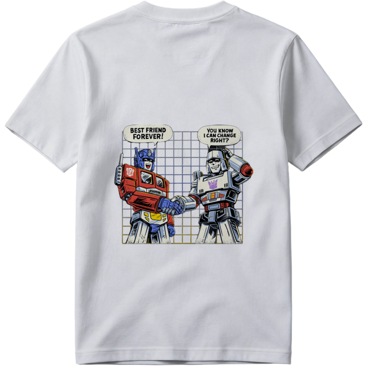Transformers: Optimus Prime and Megatron Best Friends Forever - Tee