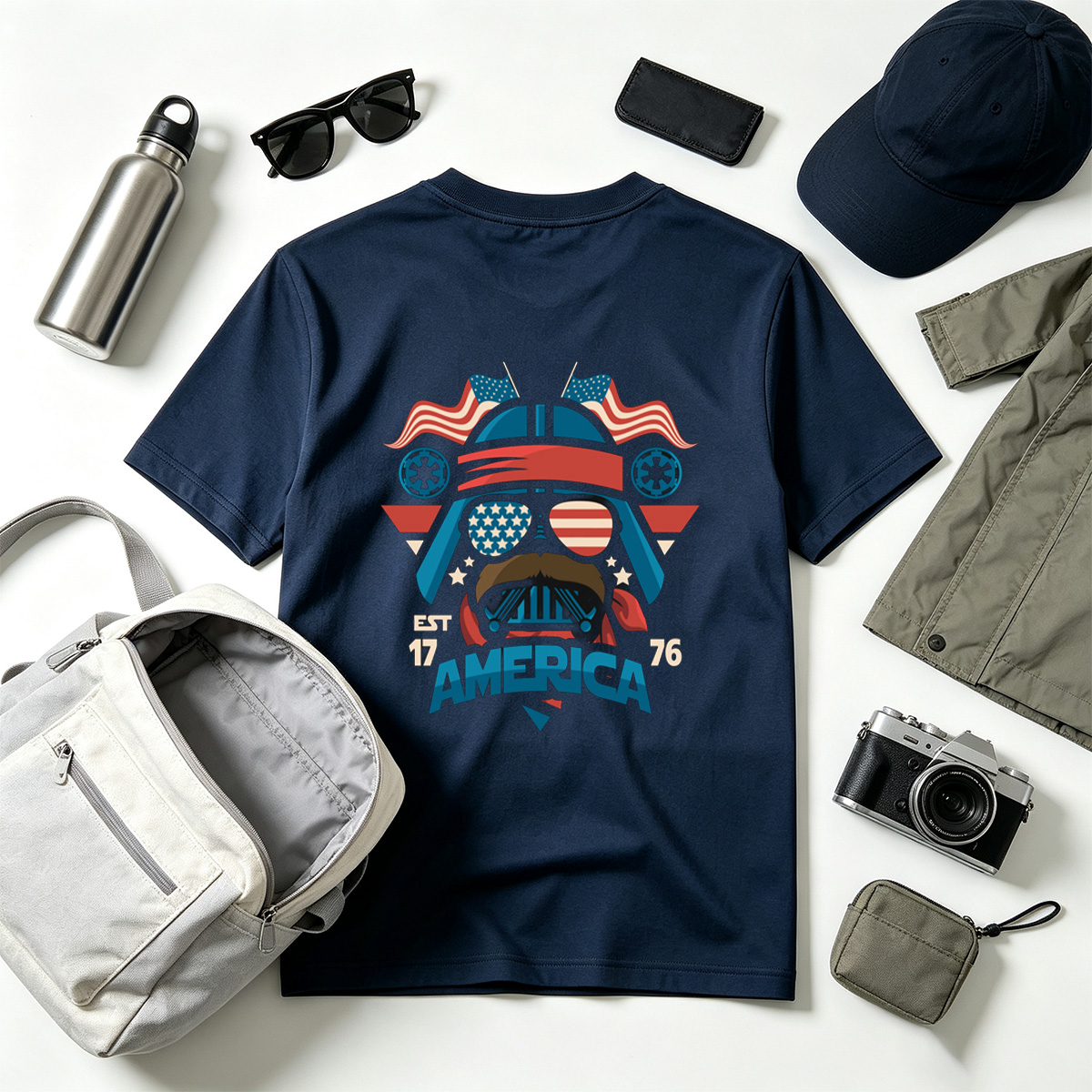 Star Wars Darth Vader America 76 - Tee
