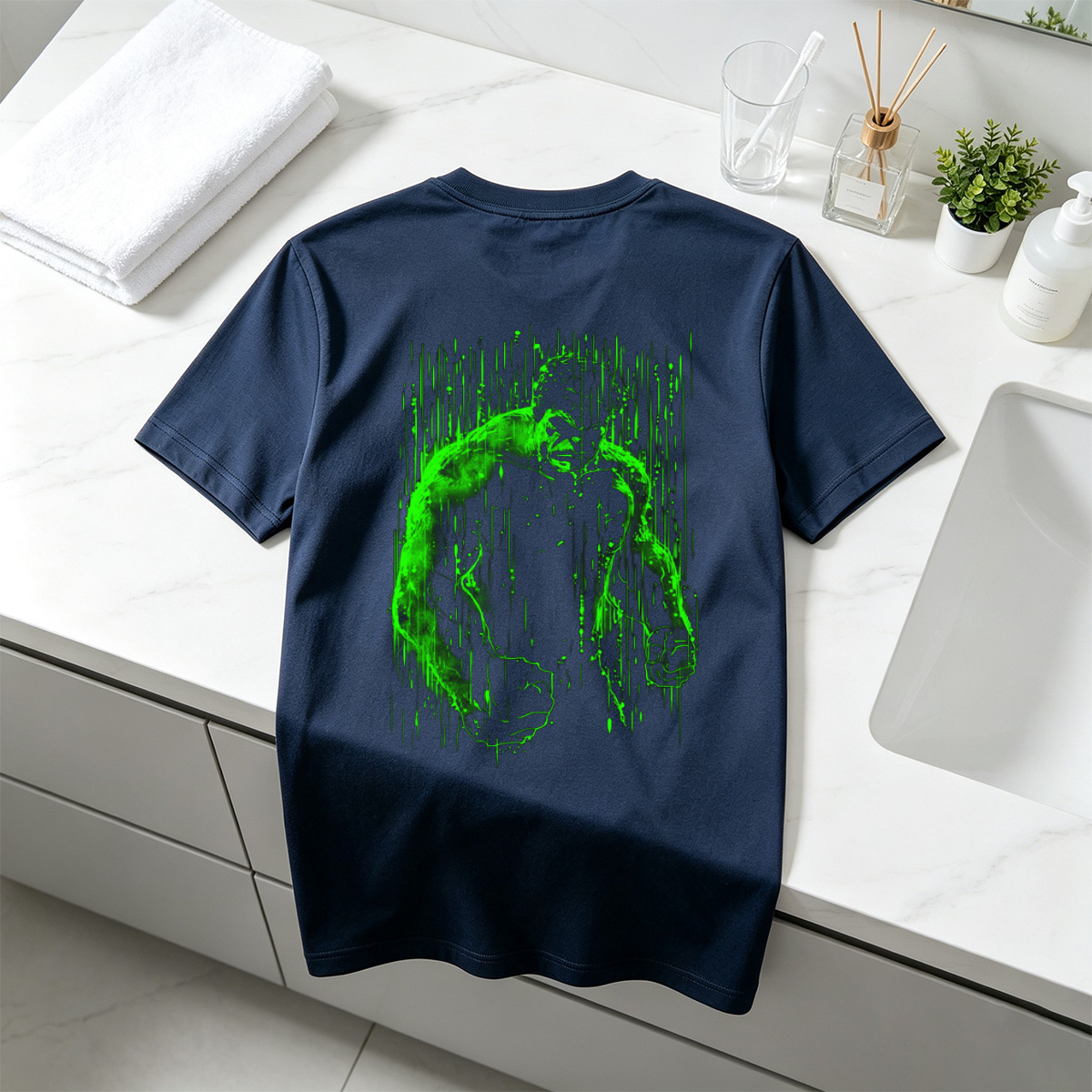 Hulk in Matrix Style - Tee