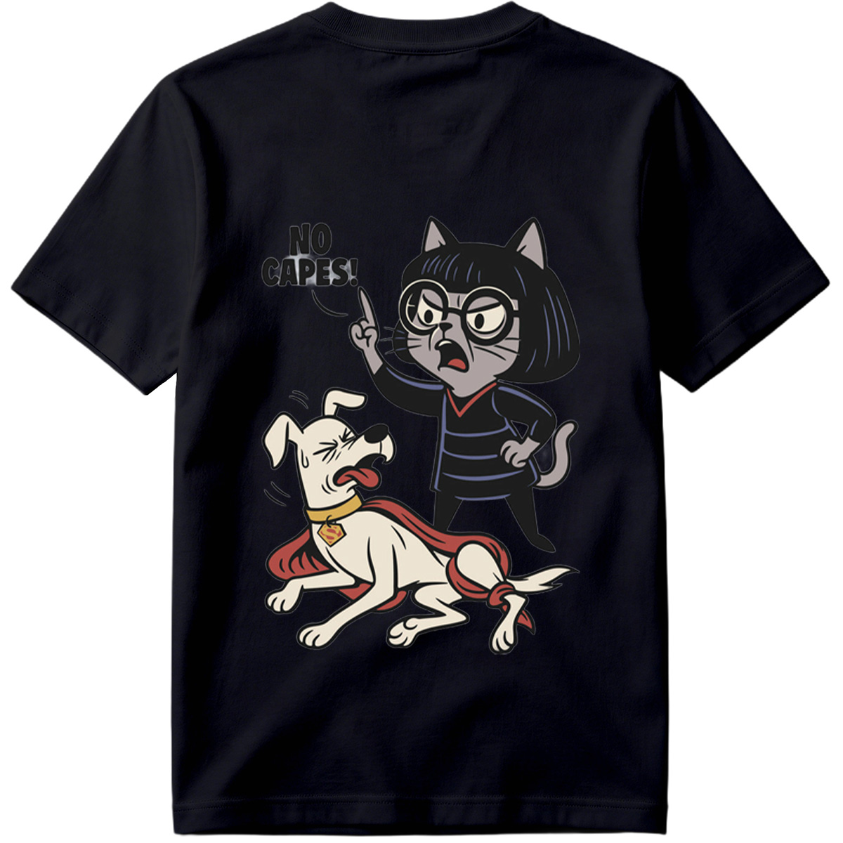 Krypto the Superdog and Streaky the Supercat: No Capes! - Tee