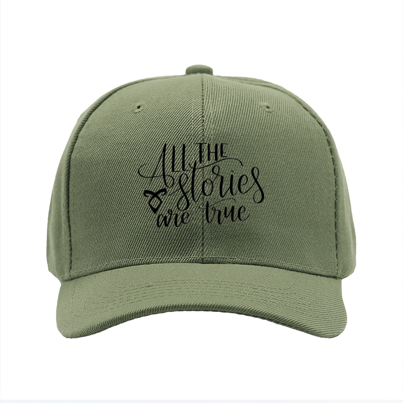 1pc New Baseball Cap All The Stories Are True Print Unisex Adjustable Hat for Outdoor Activities and Daily Wear Suitable for Adults and Teens
