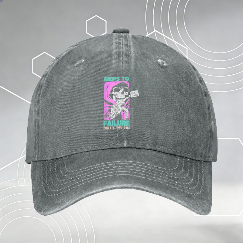 New Baseball Cap with Cute Bunny Print 