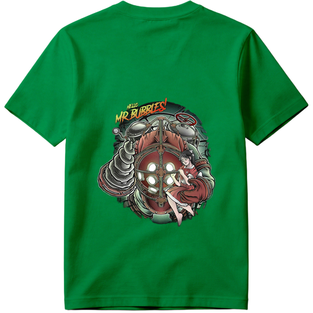 Hello Mr. Bubbles! - Steam Punk Submarine Adventure - Tee