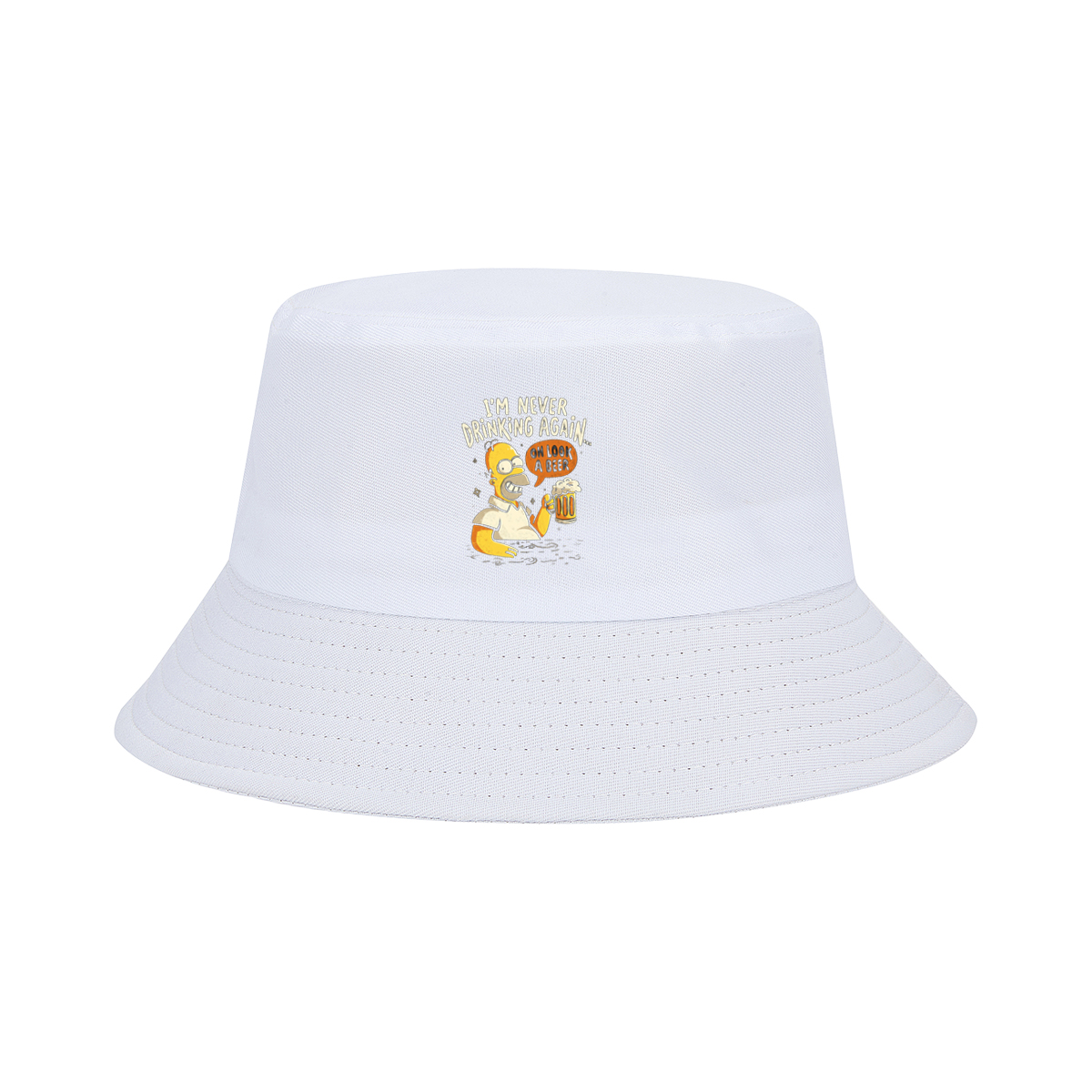 Homer Simpson I'm Never Drinking Again - Fisherman's Hat