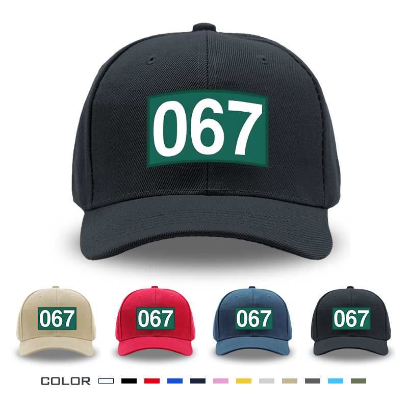 1pc New Baseball Cap with 067 Number Print and Bold Design Unisex Adjustable Hat for Outdoor Activities Sports Fans and Casual Wear Adults and Teens