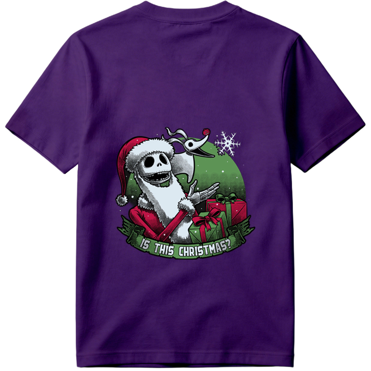 Jack Skellington and Zero - Is This Christmas? - Tee