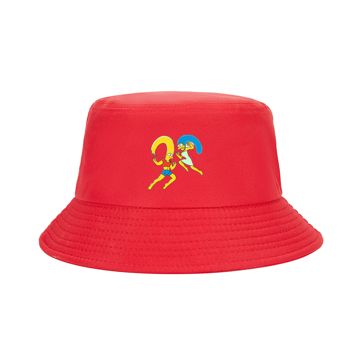The Simpsons: Marge and Homer Running - Fisherman's Hat