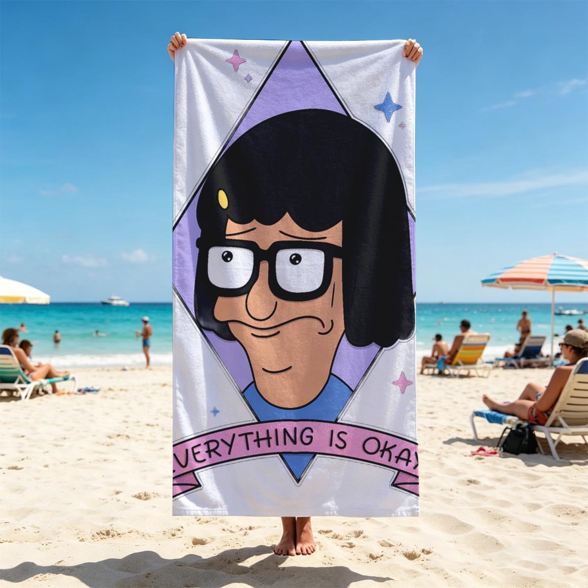 Benson from Regular Show: Everything Is Okay! - Beach towels