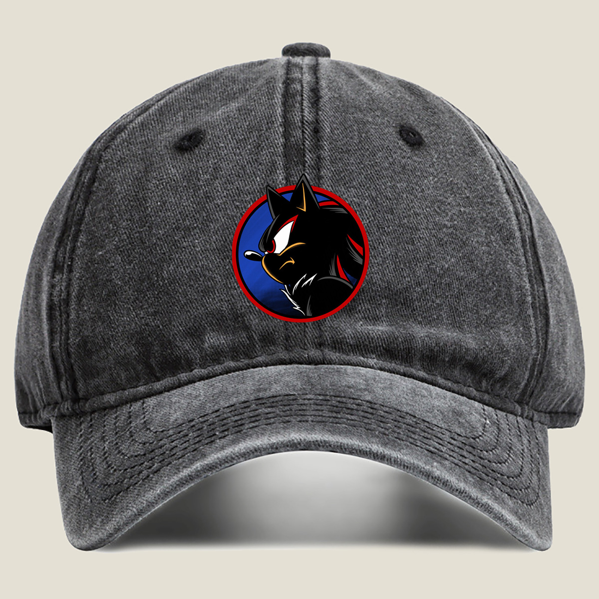 Sonic the Hedgehog - Shadow the Hedgehog - Washed Denim - Baseball Cap