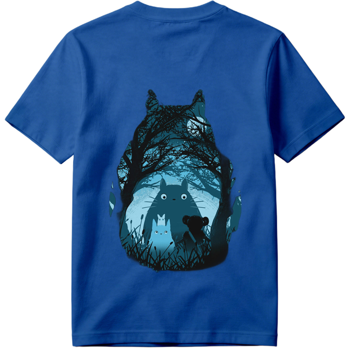Totoro and Friends in the Moonlit Forest - Tee