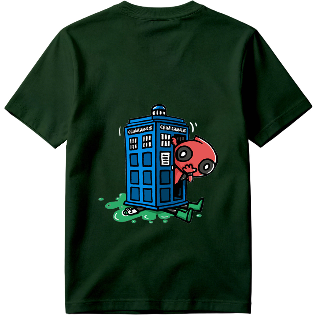 Rick and Morty Meets Doctor Who: Chimichangas TARDIS - Tee