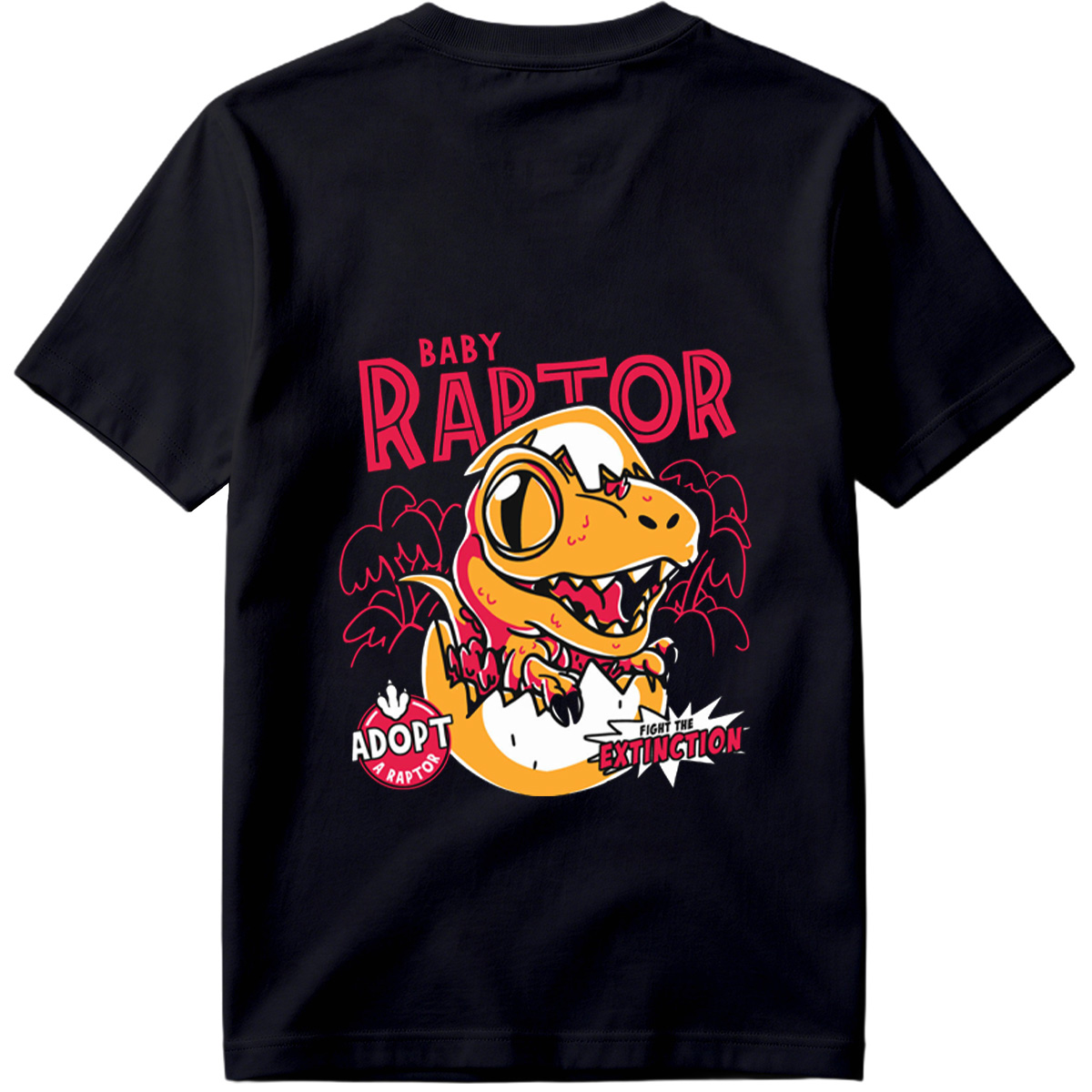 Baby Raptor: Adopt a Raptor, Fight the Extinction - Tee