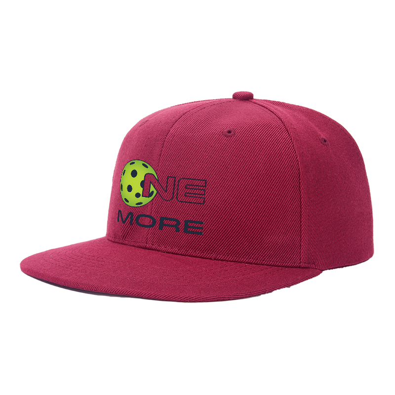 Flat Brim Baseball Cap One More Dotted Globe Logo Streetwear Underground Skate Style for Basketball Court Skate Park Urban Riders and Rap Artists