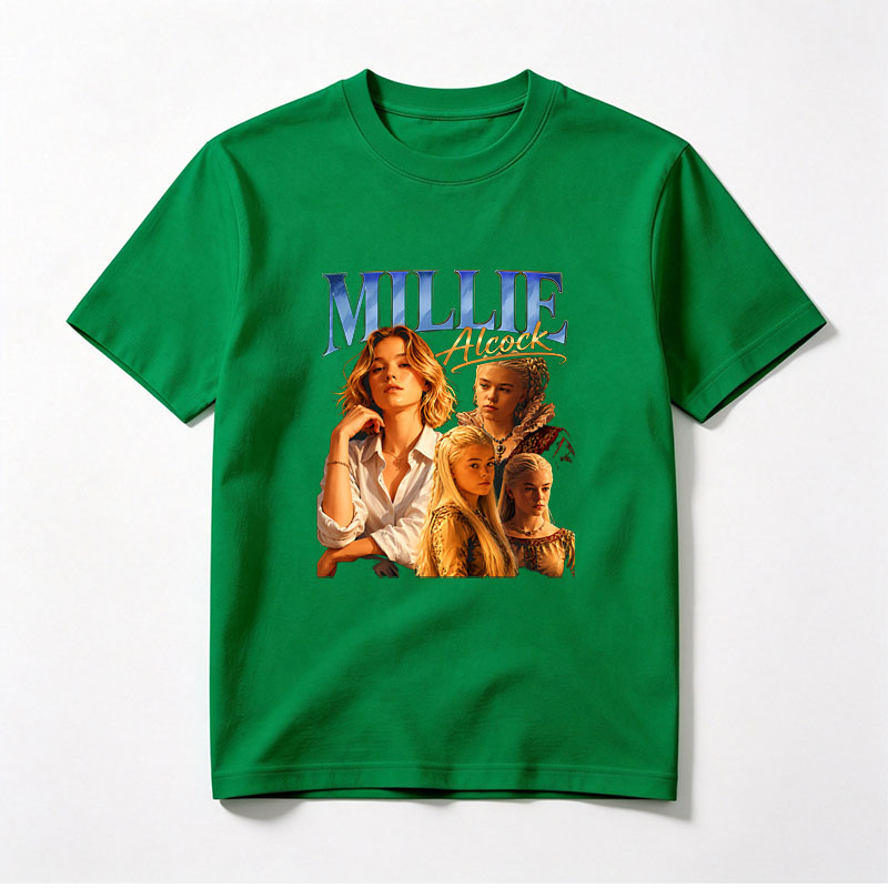 Millie Alcock: From Modern Glamour to Medieval Elegance - Tee