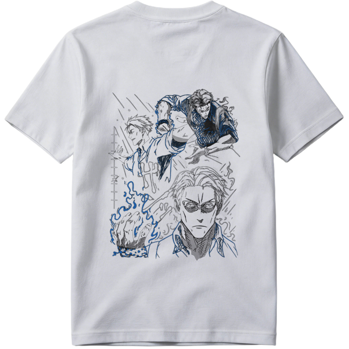 Jujutsu Kaisen: Satoru Gojo, Megumi Fushiguro, and Sukuna - Tee