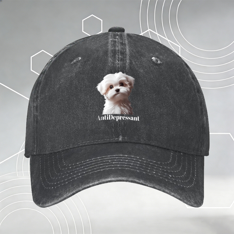 New Baseball Cap Eat Sleep Counting Pills Repeat Floral Print Design Unisex Adjustable Hat for Daily Wear, Gym, Casual Outfits - Perfect for Teens, Adults & Fashion Lovers