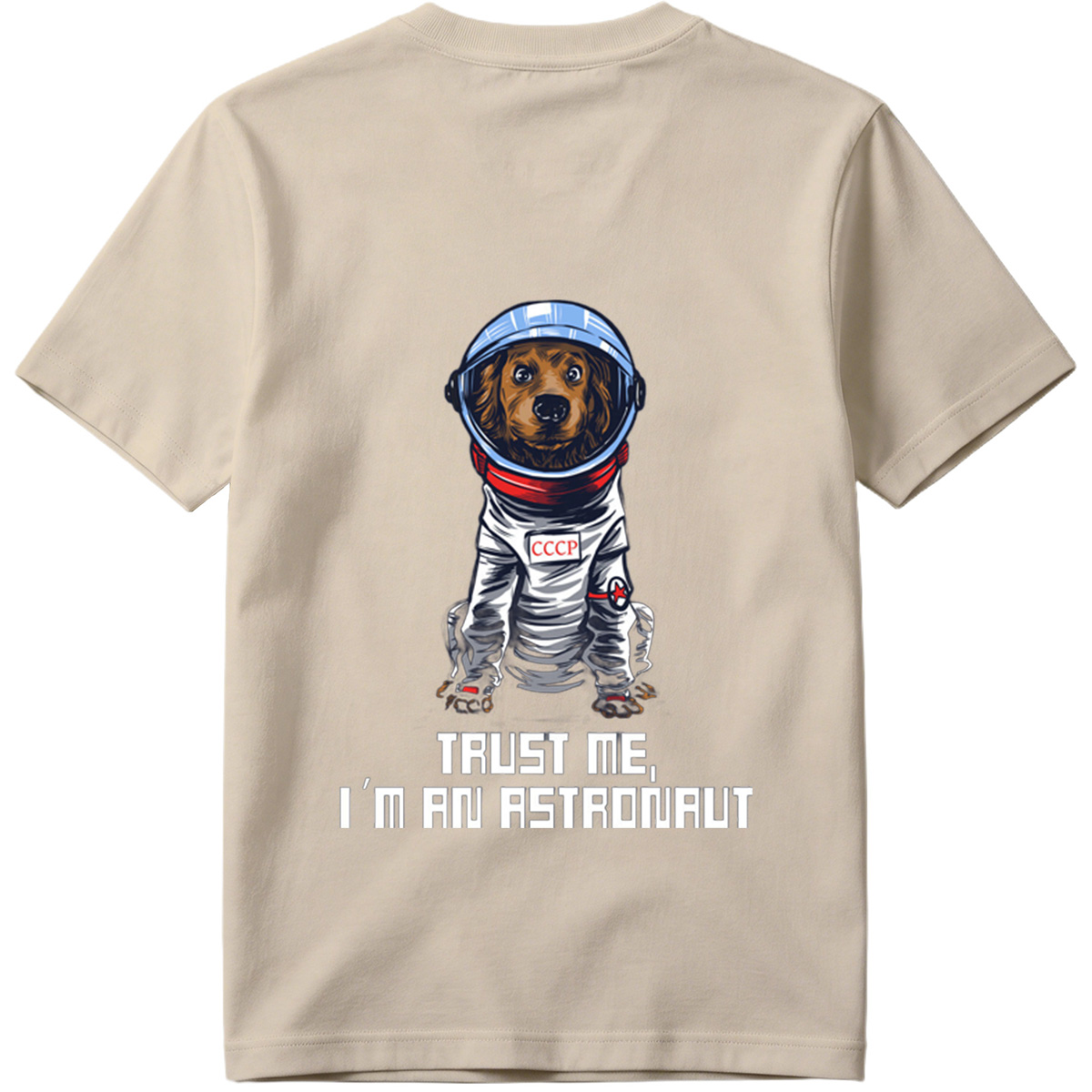 Cosmic Canine: CCCP Astronaut Dog - Tee