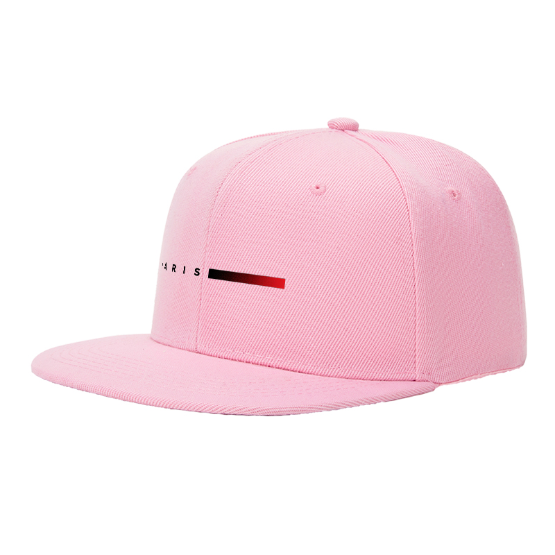 Flat Brim Baseball Cap Paris Minimalist Red Gradient Logo Streetwear Underground Skate Style for Urban Basketball Courts Skate Parks and City Streets Designed for Skaters Rappers and Streetwear Enthusiasts