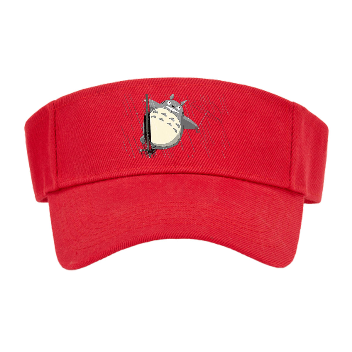 Totoro in the Rain with Umbrella and Streetlamp -  Visor cap
