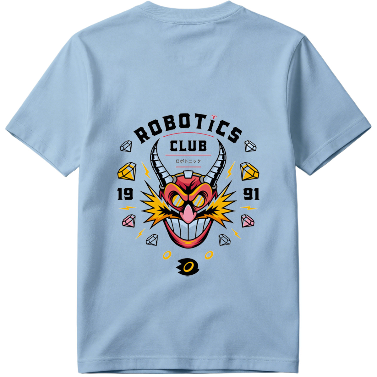 Robotics Club - Devil Robot Character Design - Tee