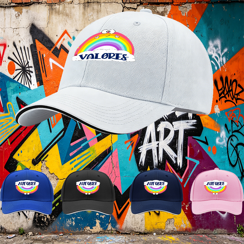 Unisex Classic Sandwich Hat with Rainbow and 