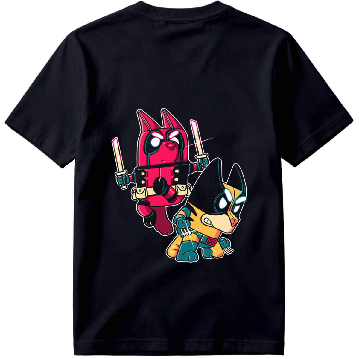 Deadpool and Batman: Chibi Heroes Clash - Tee