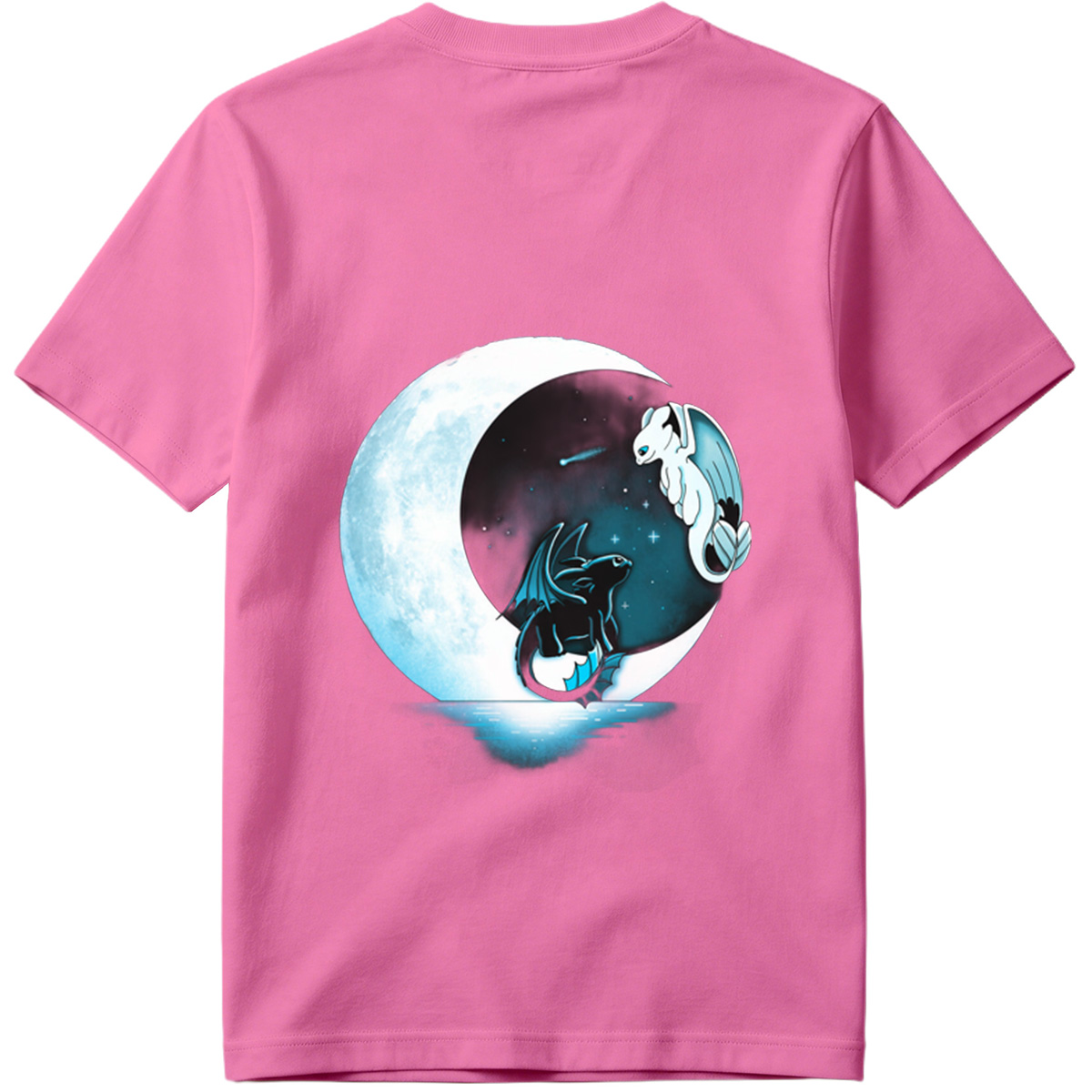 How to Train Your Dragon: Toothless and Light Fury Under the Moon - Tee