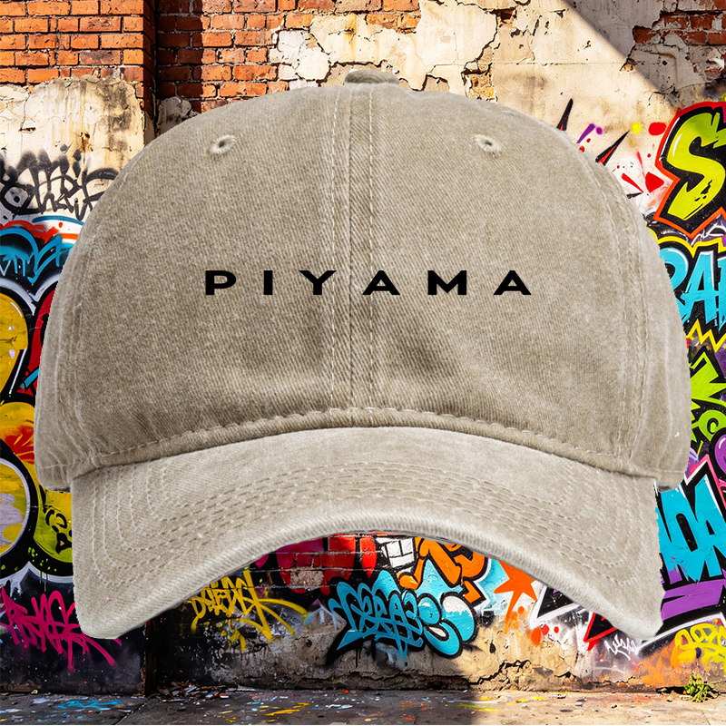 Unisex Classic Washed Cotton Hat with 