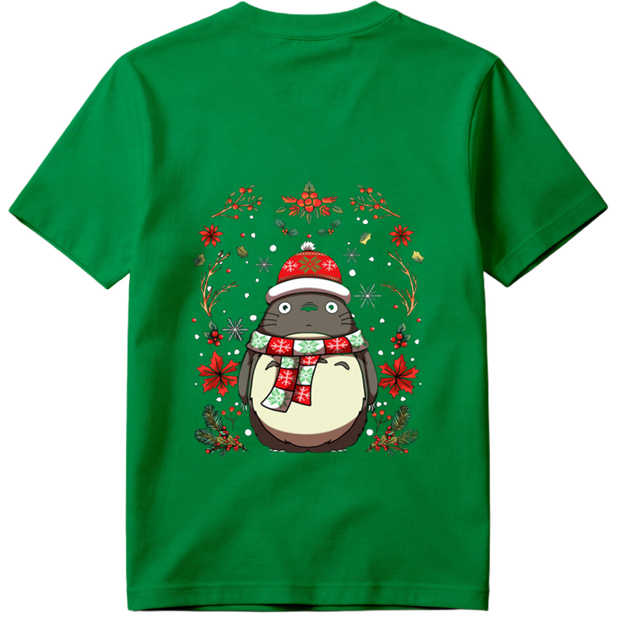 Totoro Christmas Holiday Design - Tee