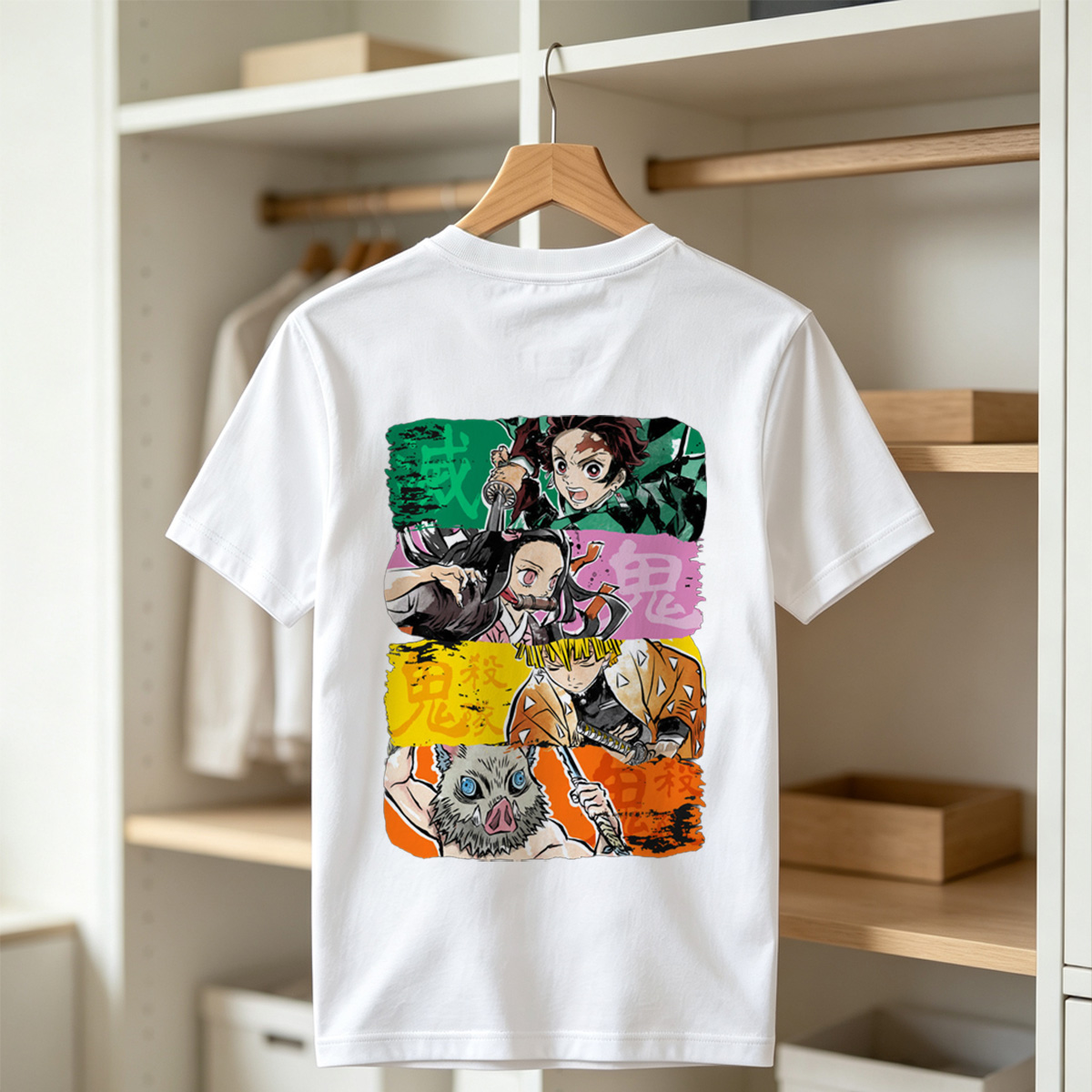Demon Slayer: Tanjiro, Nezuko, Zenitsu, and Inosuke - Tee